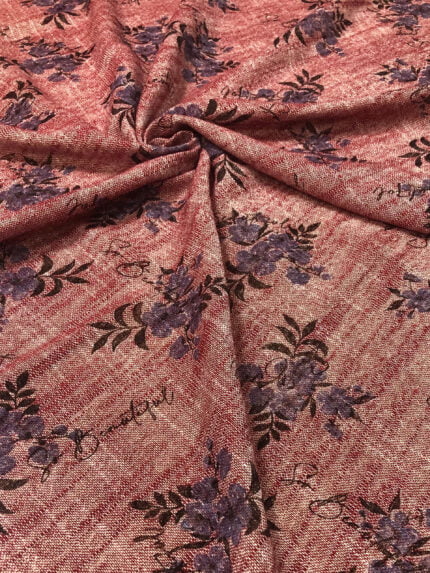 Ткань костюмно-плательный лен с хлопком Kenzo
