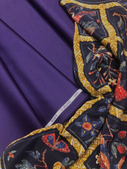 Ткань костюмная шерсть с эластаном Double Face (дабл фейс) Leitmotiv Италия