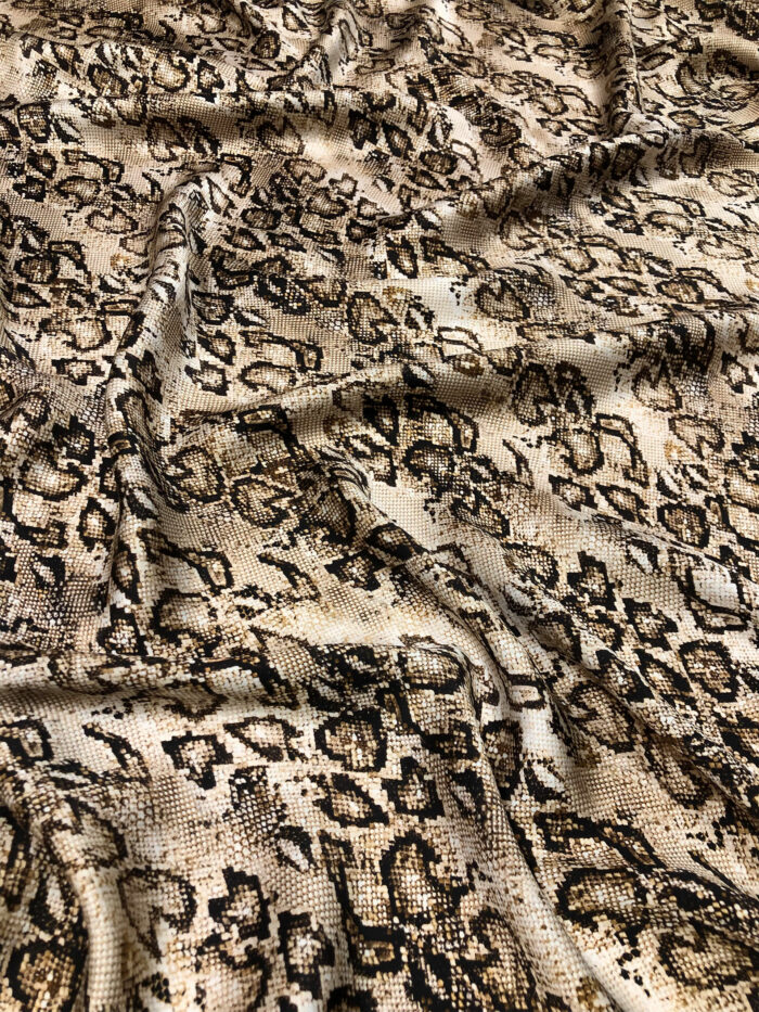 Ткань натуральный шелк сатин Roberto Cavalli Италия